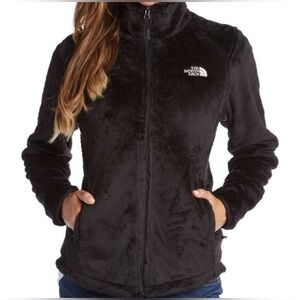The North Face Women's Osito Fleece Full Zip Jacket in Black - size XS